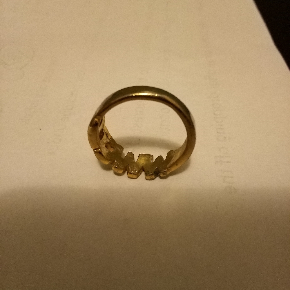 Vintage WWJD Gold Ring Unisex - Picture 6 of 9
